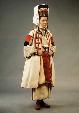 woman in costume